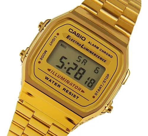 Casio - Reloj Collection unisex para adultos, A168WG