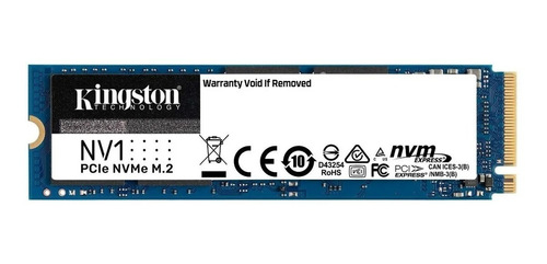 Disco Ssd 500gb Kingston M.2 Nvme Snvs/500g