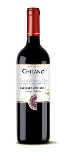 Vinho Chileno Chilano Cabernet Sauvignon Tinto Seco 750ml