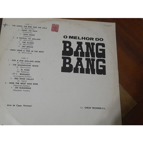 Lp Bang Bang , O Melhor Do (Usado)