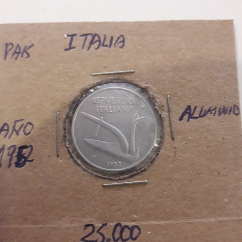 Moneda De Italia Año 1972