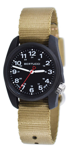 Bertucci A-1r Field Comfort Reloj De Cuarzo Negro Con Band