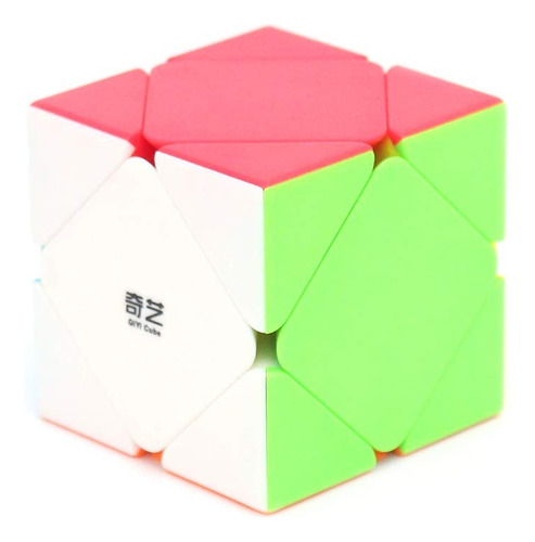 Cubo de estrutura sem adesivo Qiyi Skewb Qicheng