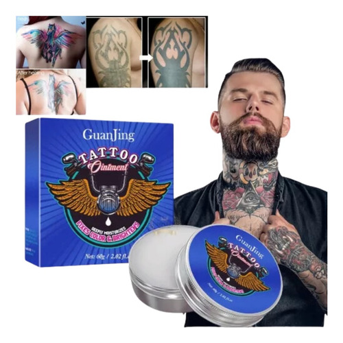 Crema Para Tatuajes Mejora El Brillo Color Hidrata Aclara