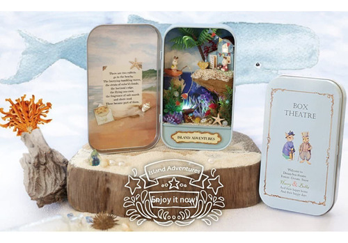 Diy Box Teatro Casa De Muñecas Kit 3d Miniatura De Madera Ca