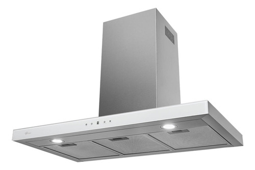 Coifa De Parede Fischer Infinity Vidro 90cm Dig Touch Branco