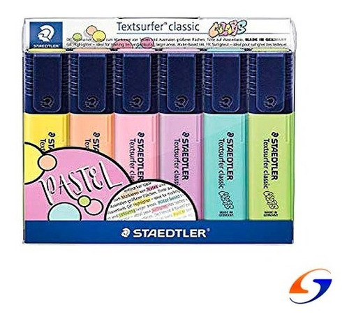 Resaltadores Staedtler Pastel Set X6 Serviciopapelero