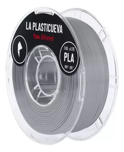 FILAMENTO PLA GRIS 1KG P/3D