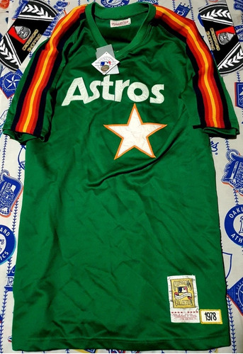 Jersey  Mitchell And Ness Conmemorativa 1978 Astros Houston 