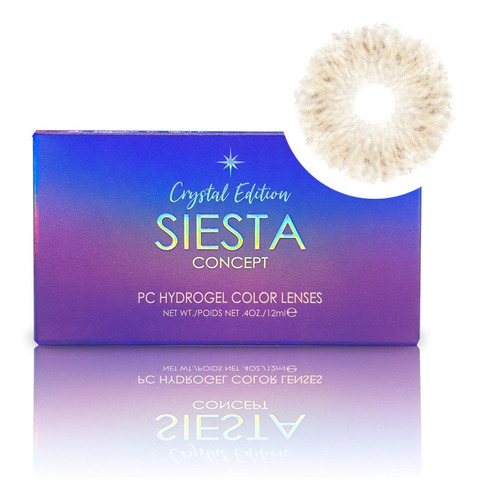 Imagen 10 de 10 de Siesta - Crystal Iris Hazel - Lentes De Contacto