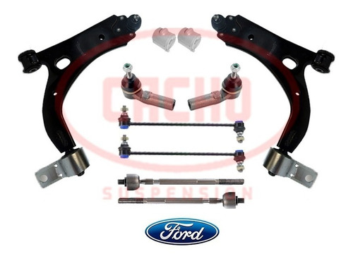 Kit Tren Delantero Completo P/ Ford Fiesta Max (10 Piezas)