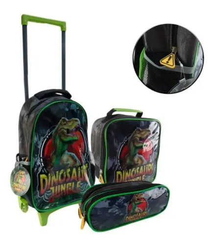 Kit Escolar Mochila De Rodinhas Lancheira E Estojo Infantil | Frete grátis
