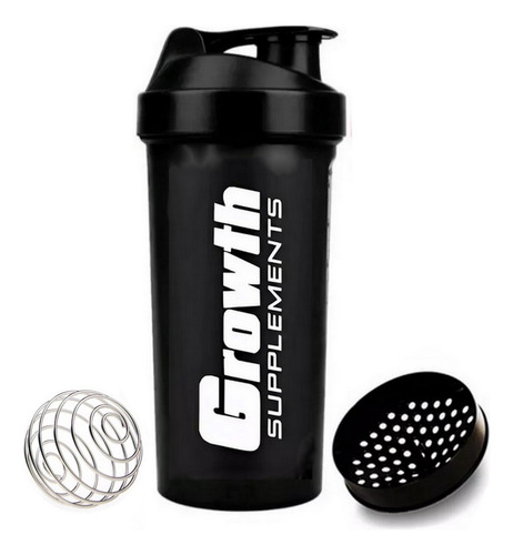 Coqueteleira Com Mola 600ml - Growth Academia Garrafa Whey