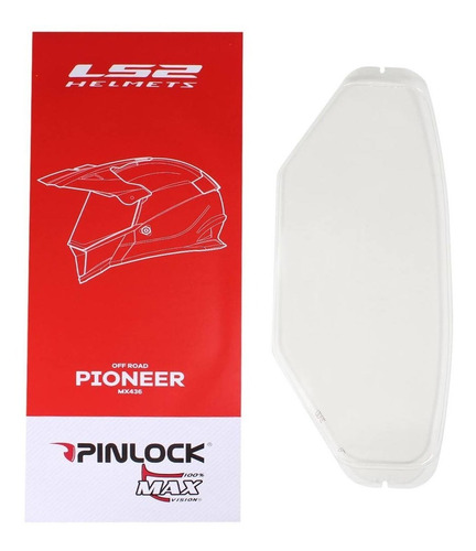 Mica Pinlock Para Casco De Moto Ls2  Mx436 Pioneer Evo