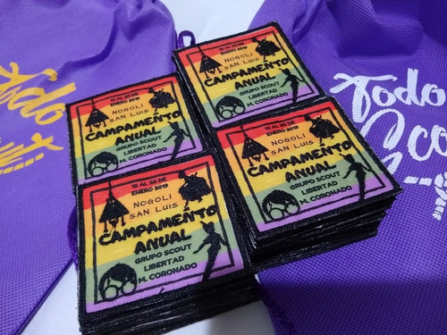 Parches Sublimados Personalizados Con Borde Bordado