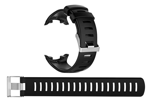 2 Silicone Strap Banda Substituir Para Suunto D4 / D4i Preto