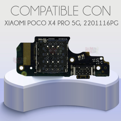 Flex Flexor Centro De Carga Compatible Con Xiaomi Poco X4 Pro 5g 2201116pg Slim Company