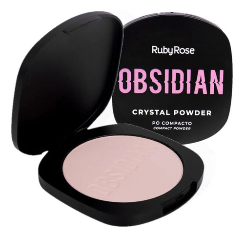 5 Pó Crystal Powder Obsidian Hb1800 G1 Ruby Rose Atacado Sj