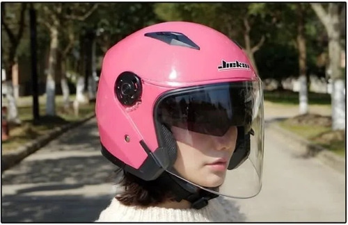 Casco Moto Jiekai Abierto Cara Carreras Equitación Vendimia