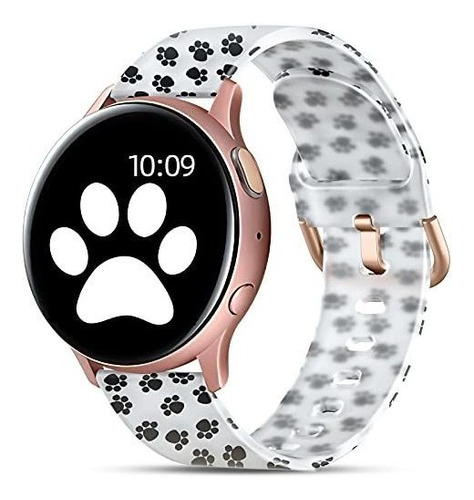 Malla Para Samsung Watch 4/watch 4 Classic 40 44mm Cat Paw