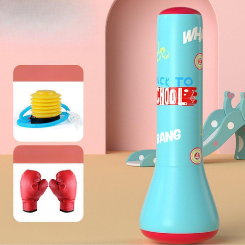 Saco De Pancadas Infantil Saco Pesado Com Luvas De 120cm