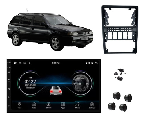 Multimídia Android Parati G2 97 98 99 Carplay Mold Sensor Ré