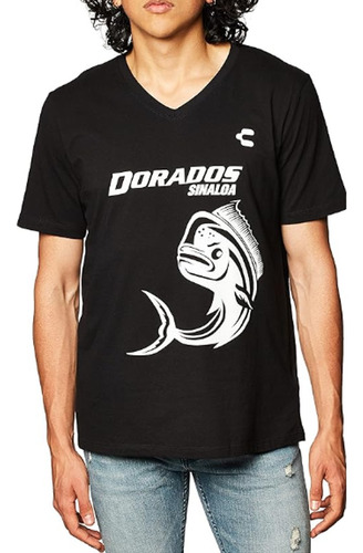 Playera Dorados De Sinaloa Negra P/hombre (5003513)