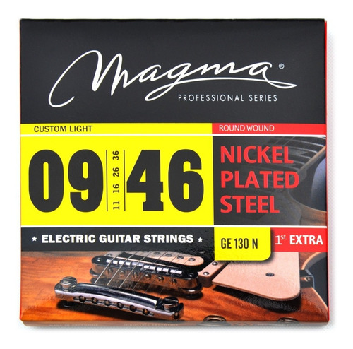 Encordado Cuerdas Guitarra Eléctrica Magma 009 46 Ge130n