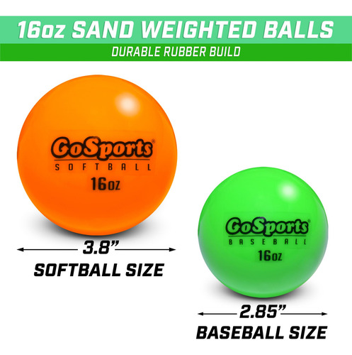 Bolas De Beisebol De Treinamento Com Pesos Gosports 2,8 Pole
