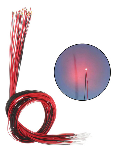 2 Bombillas De Rojo 30 Centimetros Rojo 30 Centimetros