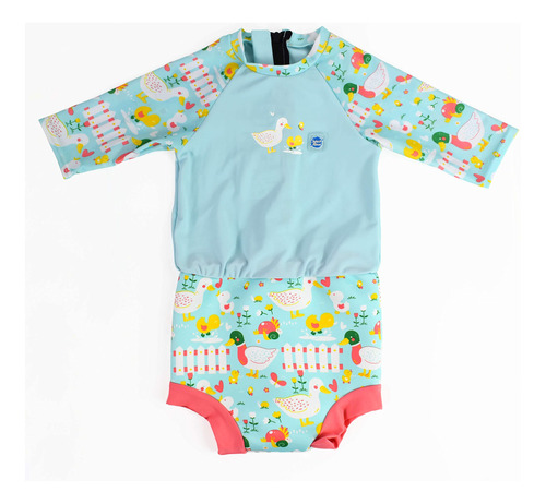 Splash About Happy Nappy Sunsuit Con Panal De Natacion