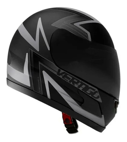 Casco Moto Vertigo Hk7 Bolt Visor Oscuro. En Color Gris Tamaño del casco S