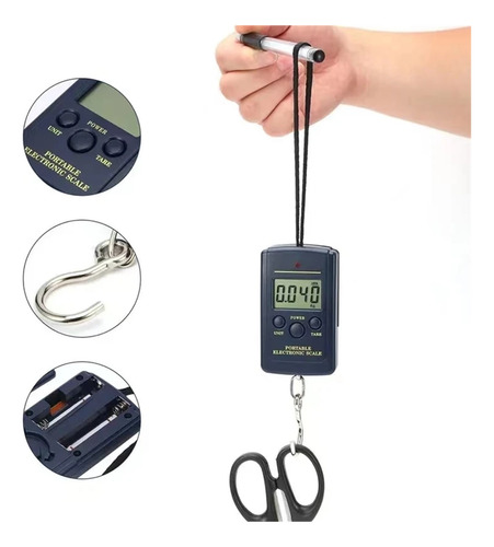 Básculas Digitales Prácticas De 40kg/10g, Básculas