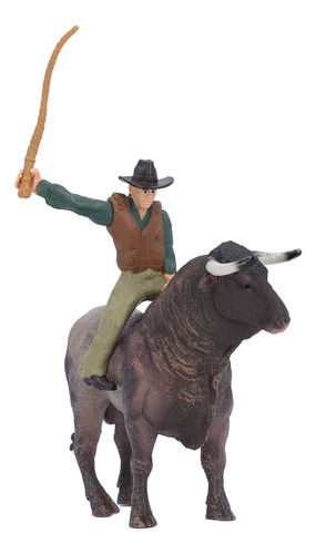 Figura Española Modelo Vaca Montando, Vaquero, Vaquero