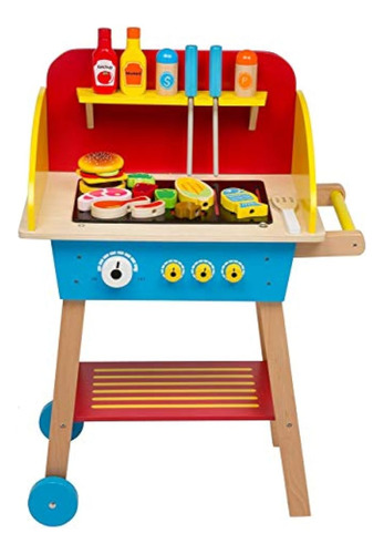 Cook 'n Grill - Juego De Barbacoa De Madera Para