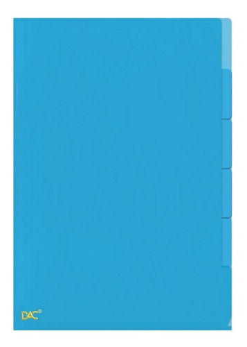 Kit Organizer Pasta L Az + Bloco A4 Pautado + Canetas Esf.