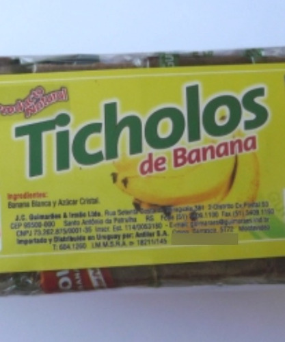 Tijolo Ticholo Banana Bananada Brasil Farofa Bis Nestle