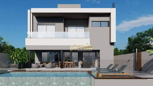 Imagem 4 de 18 de Casa Com Vista Maravilhosa Com 4 Dormitórios Condomínio Residencial Jaguary - São José Dos Campos - Ca2155