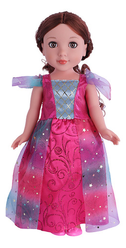 Miniso Muñeca Princesa Con Vestido Y Accesorios Rosa 44 Cm