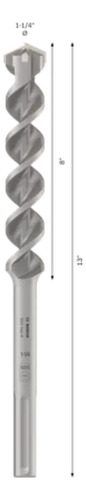 Broca Sds Max Bosch 1 1/4x8x13 Pulg 4 Gavilanes 2608706825
