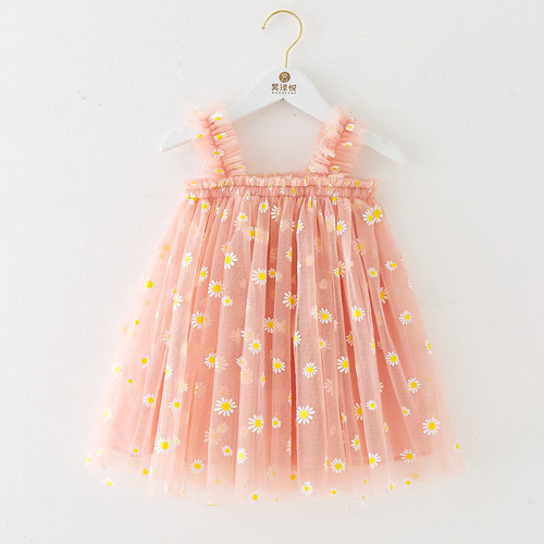 Summer Halter Girls Sweet Tulle Children Princess Wholesale