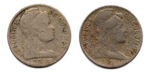 1 Centavo 1918 Y 1919