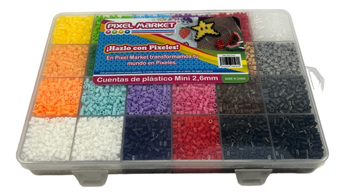 Hama Perler Beads Kit Mini 2,6mm Caja 24 Colores