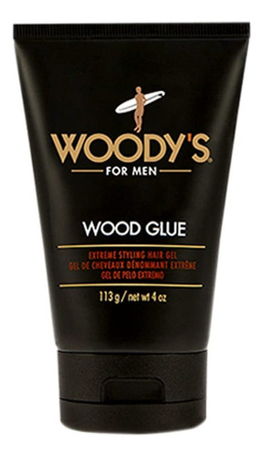 Woody's Wood Glue Extreme Styling Gel Para Hombres, 4 Onzas