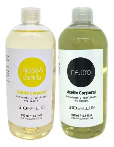 Aceite Masajes Relax + Jojoba Vainilla Biobellus 500ml