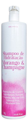 Shampoo Morango E Champagne Hidratação Kaedo Obliphica 1l