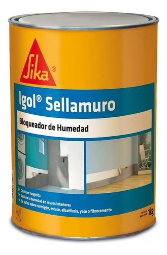 Igol Sellamuro Revestimiento Bloqueador Humedad De Muros 1kg