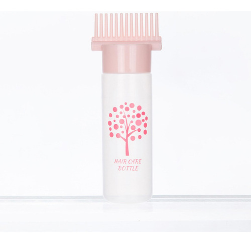 2 Aceite Para El Cabello, Cepillo Para Botella De Tinte Rosa