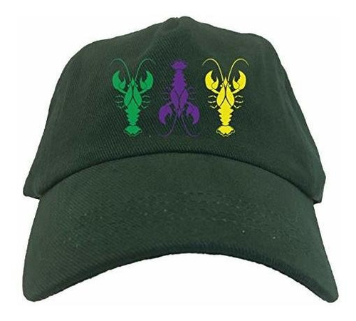 Sombreros - Crawfish - Nola Mardi Gras Party Dad Hat