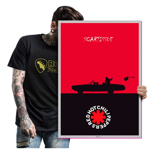 Quadro Placa Rhcp Banda De Funk Rock Alternativo T.a2 04